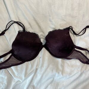 Victoria's Secret Deep Purple Lace Bra